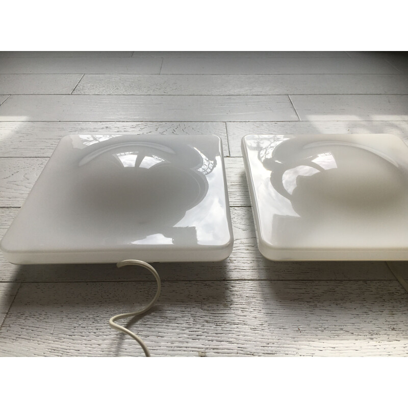 Pair of vintage Dada wall lamps for Guzzini, 1990