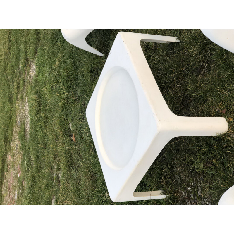 Vintage garden furniture set by Marc Berthier, 1970