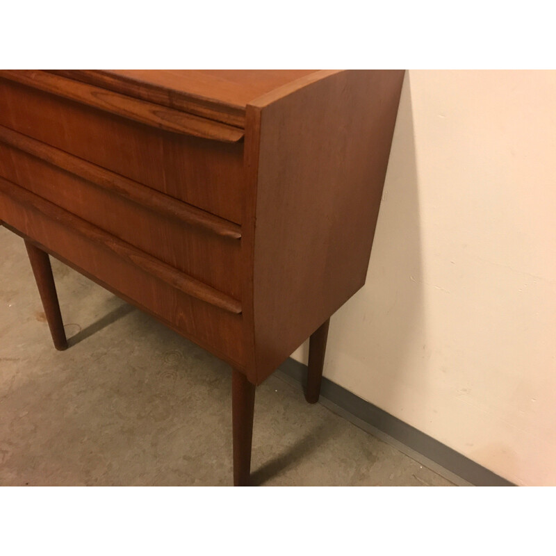 Danish vintage teak chest of drawers, 1960s