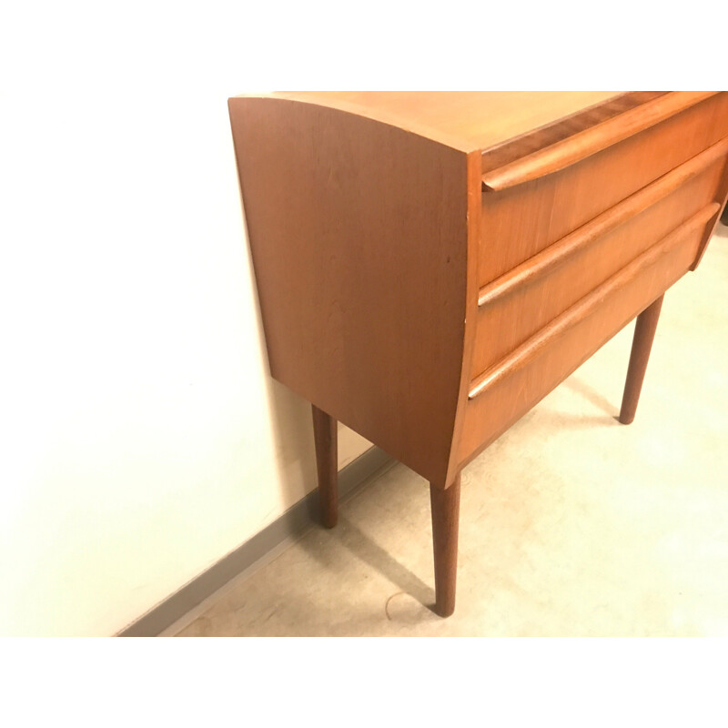 Danish vintage teak chest of drawers, 1960s