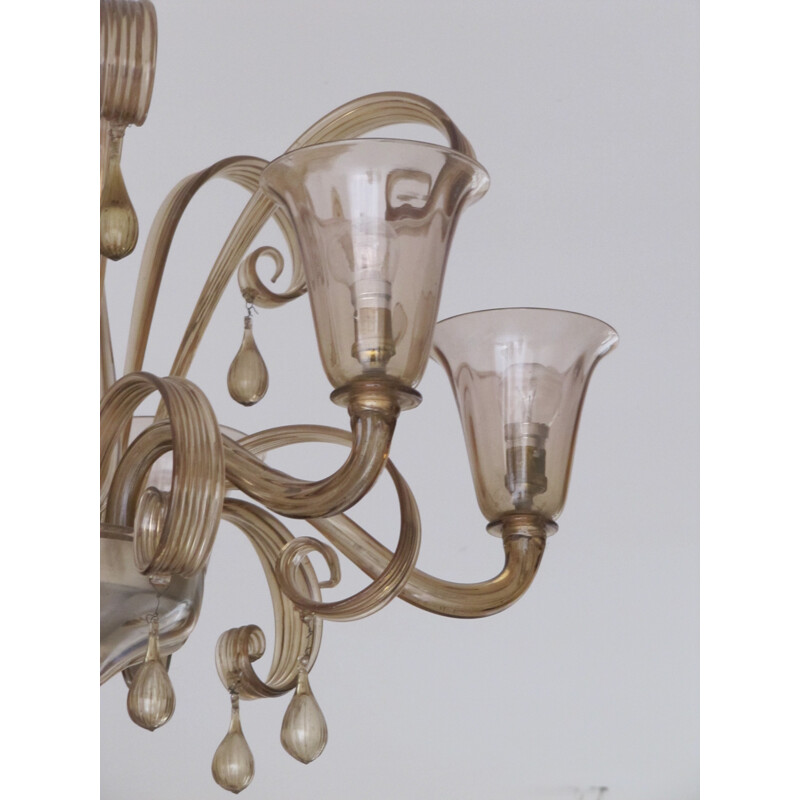 Big chandelier in Murano glass - 1950s