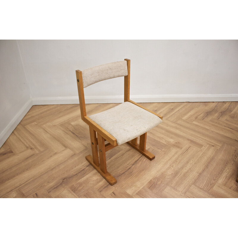 Mid-century Danish teak tiled dining set by Gangso Mobler, 1970s