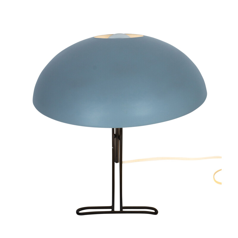 Vintage robuuste metalen lamp van Louis Kalff voor Philips, 1950