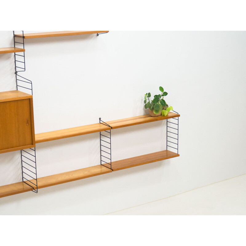 String vintage pine wall unit by Nisse & Kajsa Strinning, Sweden