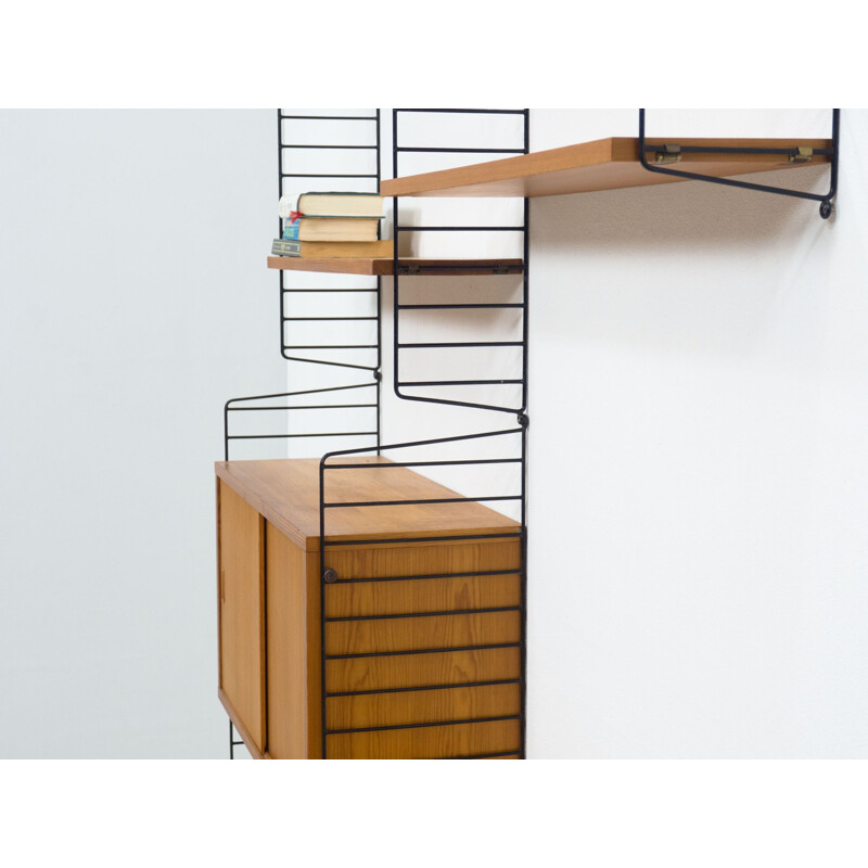 String vintage pine wall unit by Nisse & Kajsa Strinning, Sweden