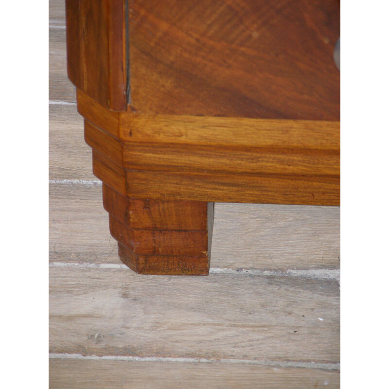 Chest of drawer in walnut burl veneer - 1930s