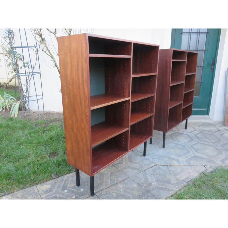 Pair of Danish Bramin bookcases in rosewood - 1960s