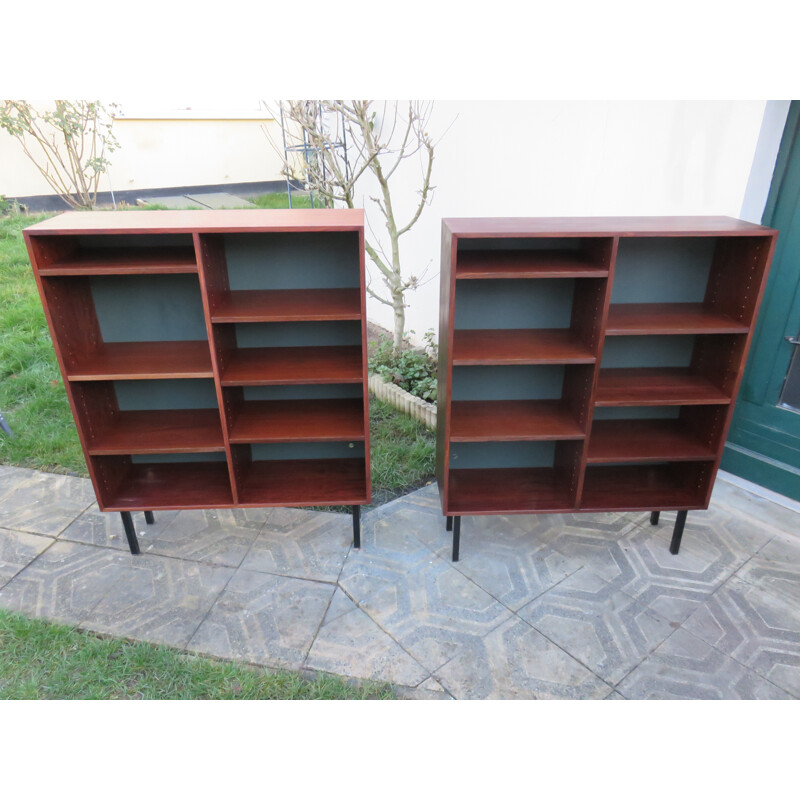 Pair of Danish Bramin bookcases in rosewood - 1960s