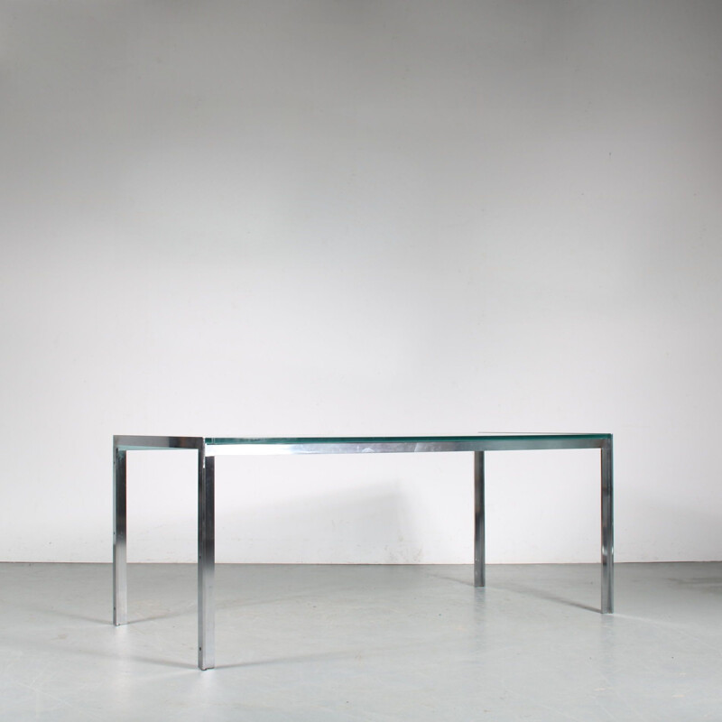 Vintage "M2" dining table by Hank Kwint for Metaform, Netherlands 1980s