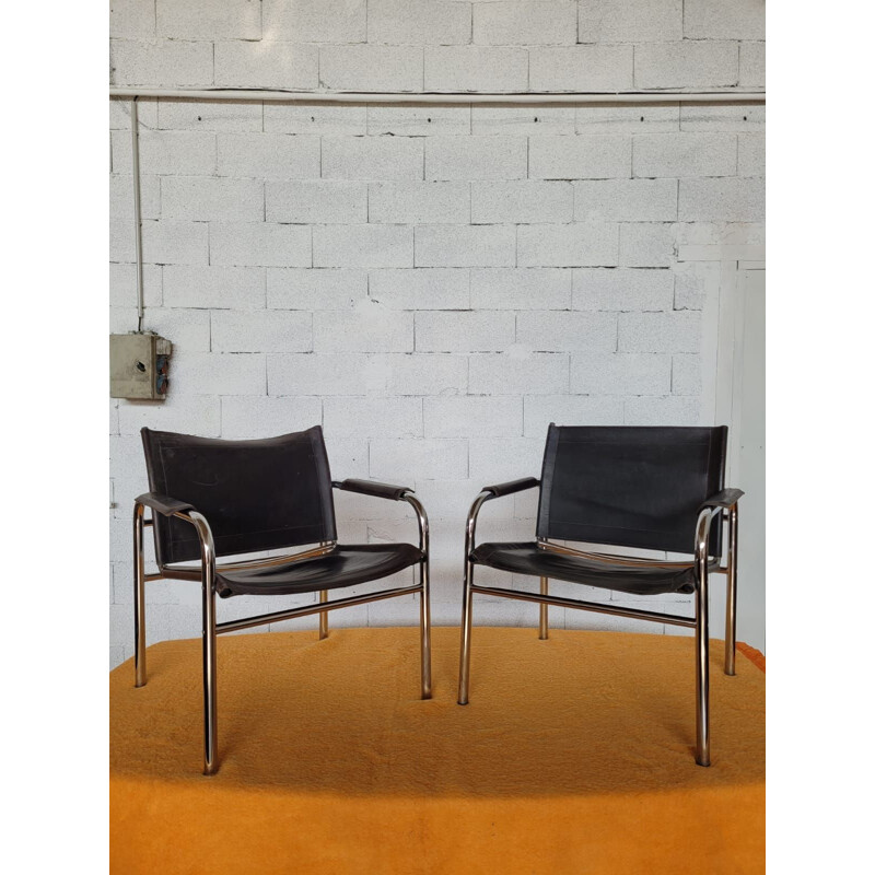 Paar vintage Klinte fauteuils van Tord Bjorklund voor Ikea, 1980
