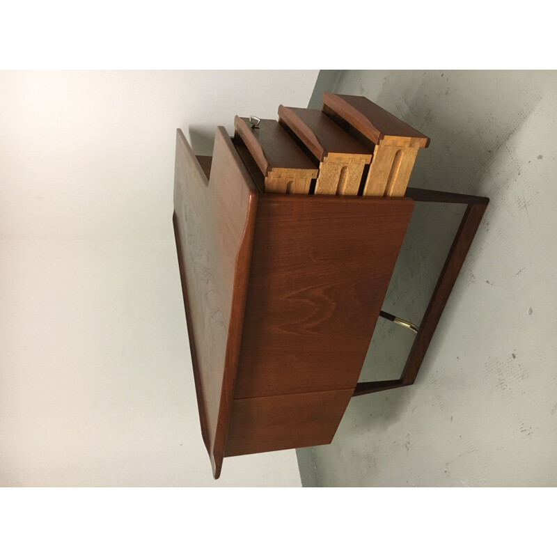 Bumerang-Schreibtisch aus Teakholz von Peter Lovig Nielsen für Hedensted Møbelfabrik, Dänemark 1968