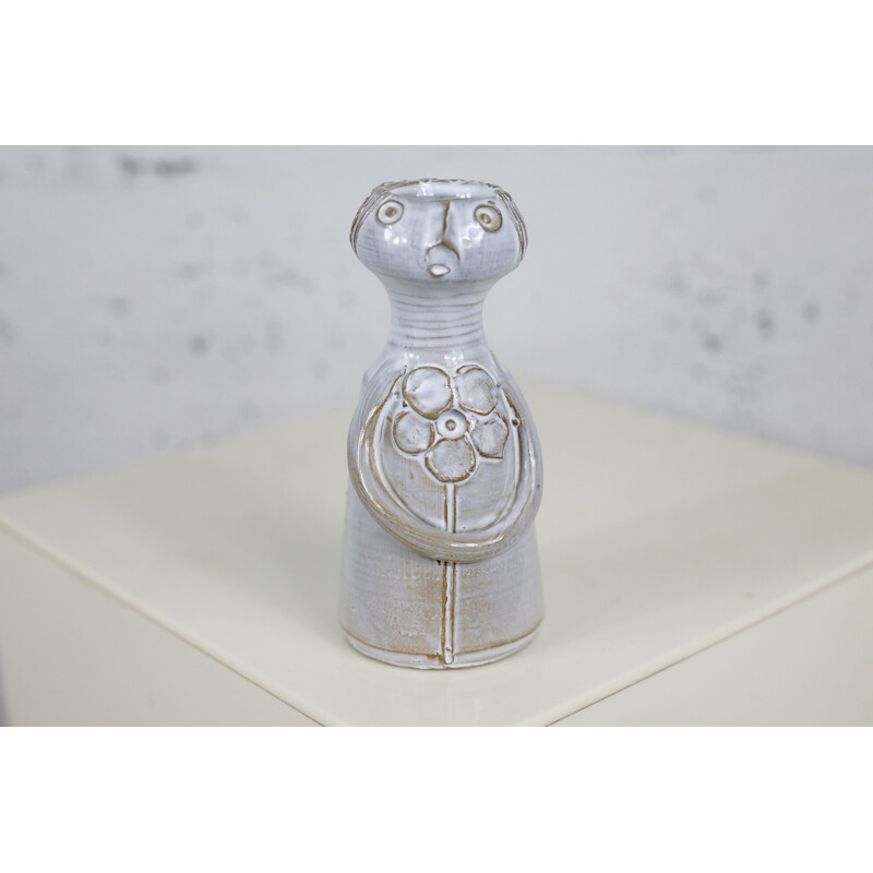 Vintage anthropomorphic ceramic vase by Dominique Pouchain, France 2000