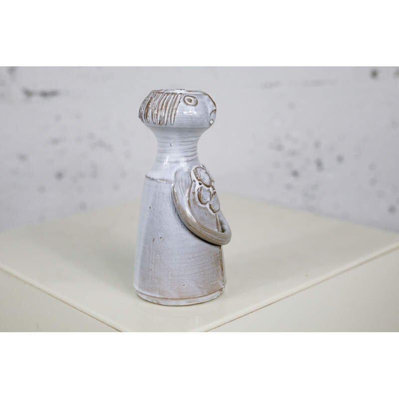 Vaso antropomórfico de cerâmica vintage por Dominique Pouchain, França 2000