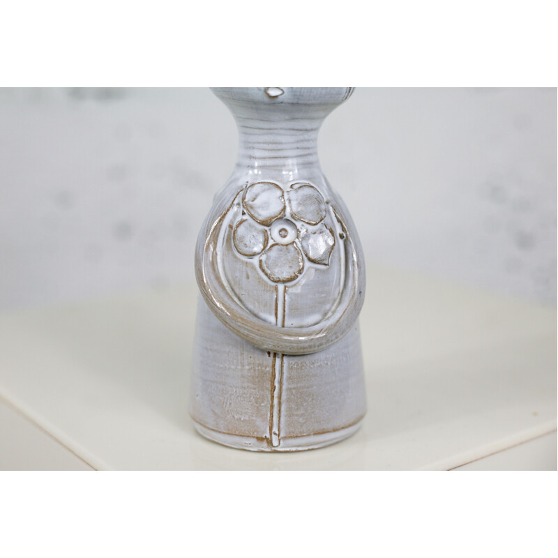 Vaso antropomórfico de cerâmica vintage por Dominique Pouchain, França 2000