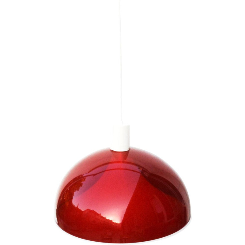 Vintage acrylic pendant lamp by G. Sarfatti for Arteluce, Italy 1980s