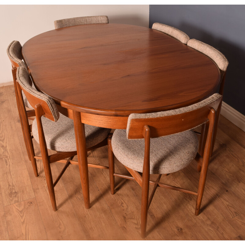 Teak vintage dining set by Victor Wilkins for G Plan, 1960s