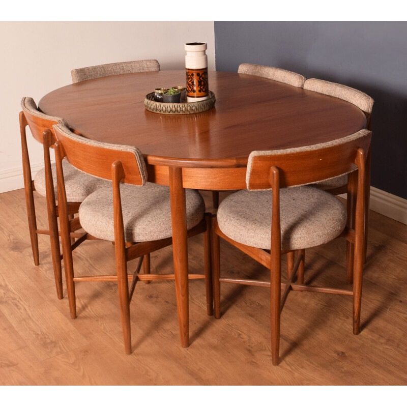 Teak vintage dining set by Victor Wilkins for G Plan, 1960s