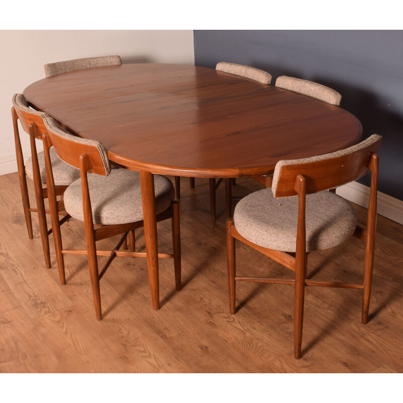 Teak vintage dining set by Victor Wilkins for G Plan, 1960s