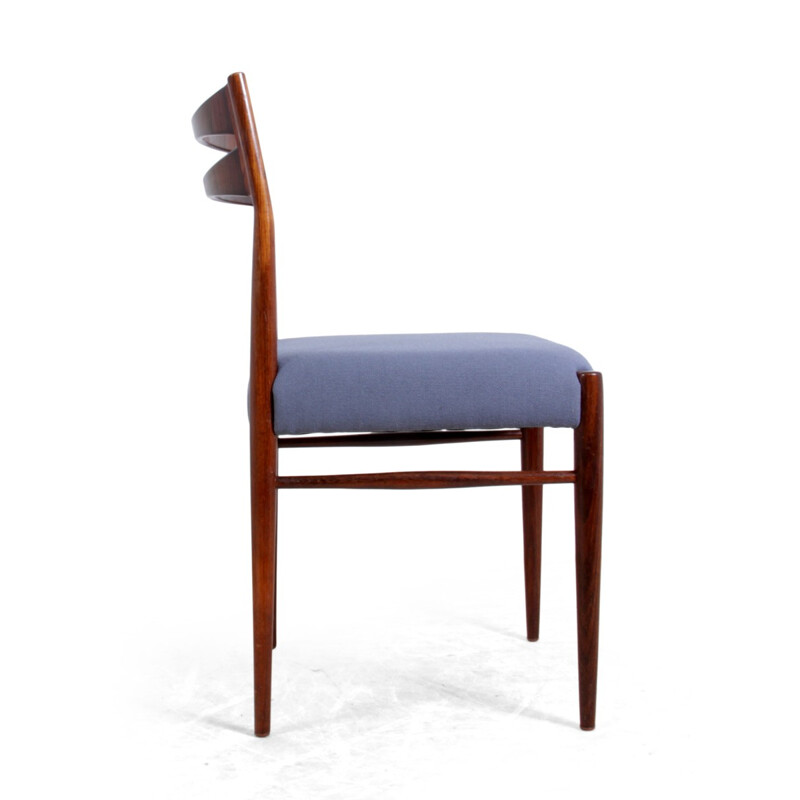 Set of four Danish dining chairs in rosewood - 1950s