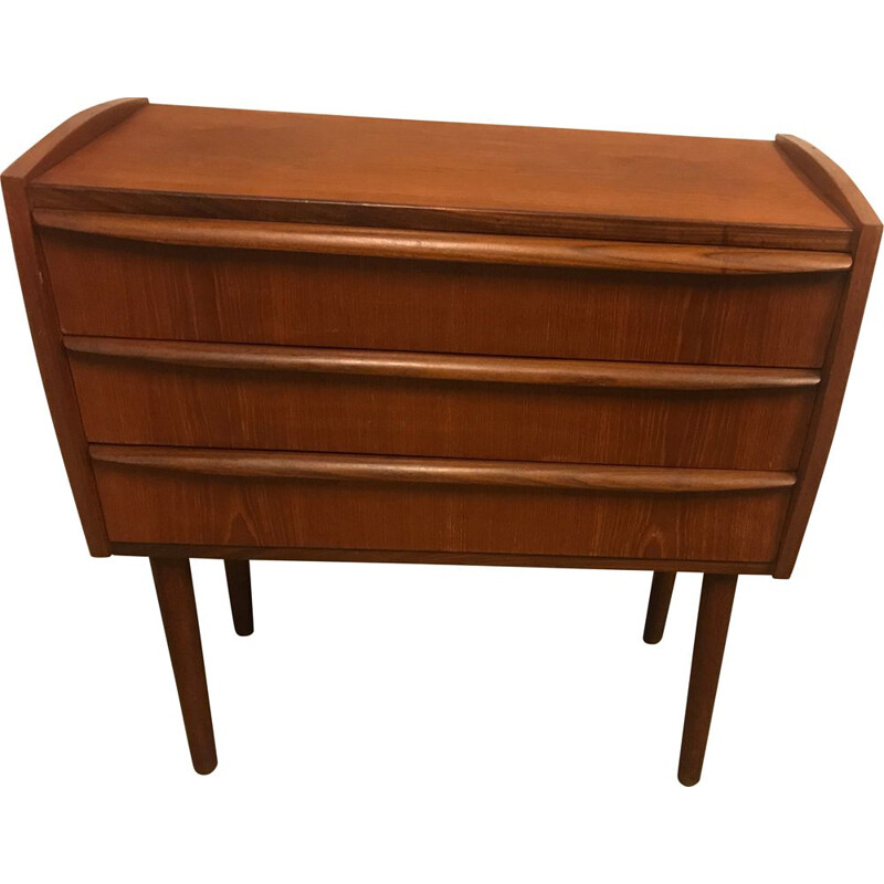 Danish vintage teak chest of drawers, 1960s