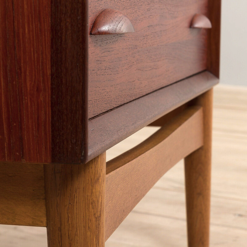 Danish vintage teak chest of drawers by Johannes Sorth for Nexø Møbelfabrik, 1960s