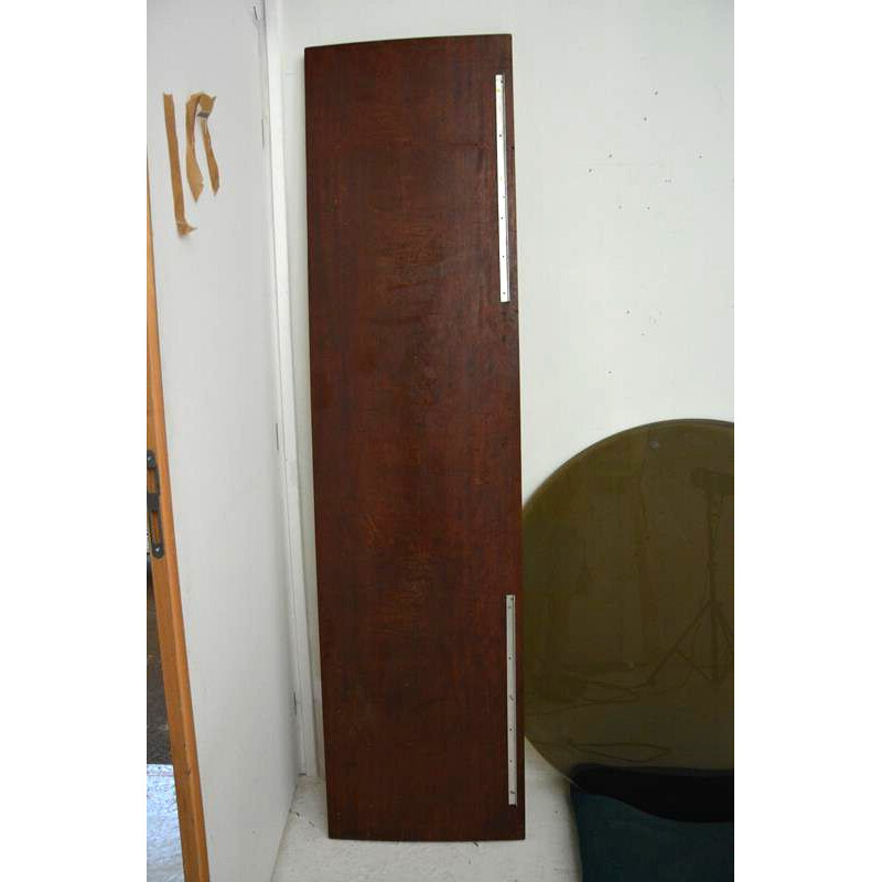 Solid mahogany vintage sculpture panel