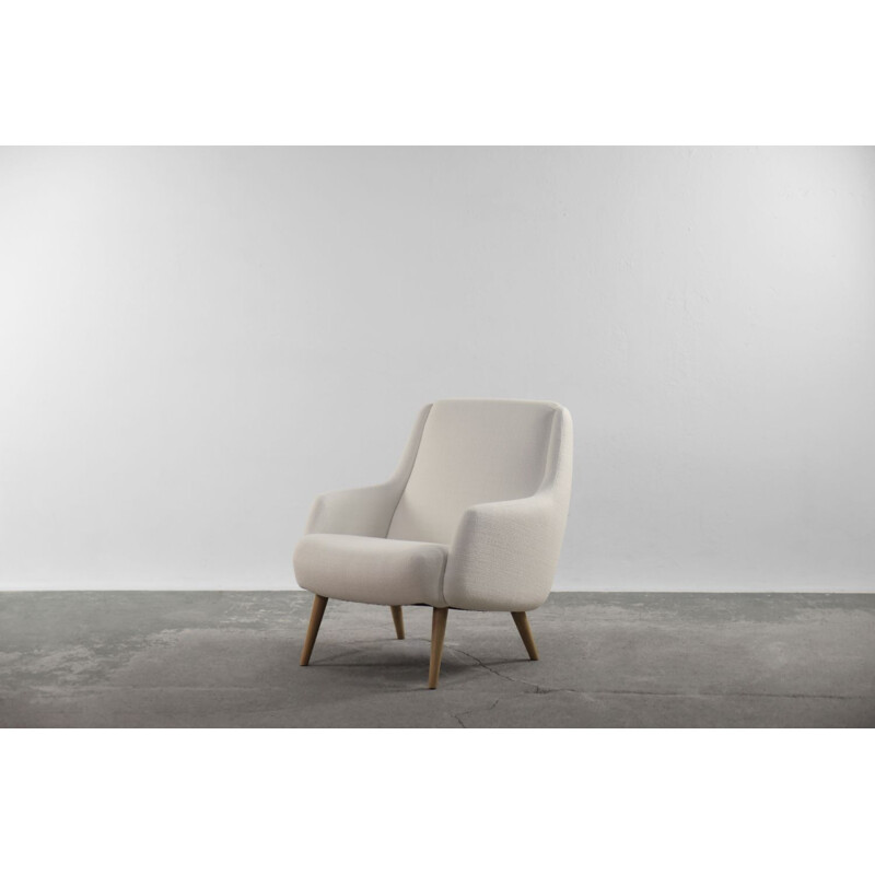 Vintage scandinavian Capri armchair by Alf Svensso for Dux, 1950s