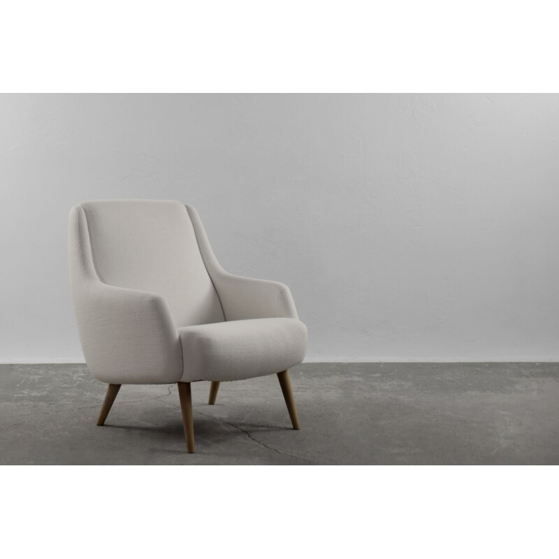 Fauteuil scandinave vintage Capri par Alf Svensso pour Dux, 1950