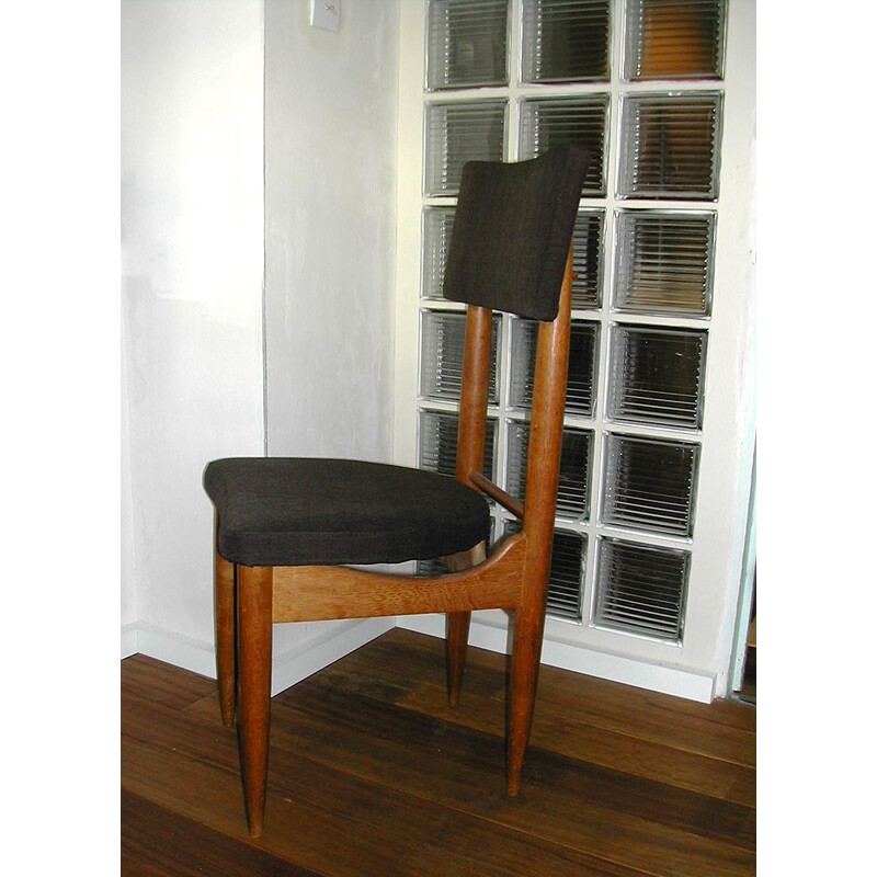 Set of high table and 4 chairs, Maurice PRE - 1950s