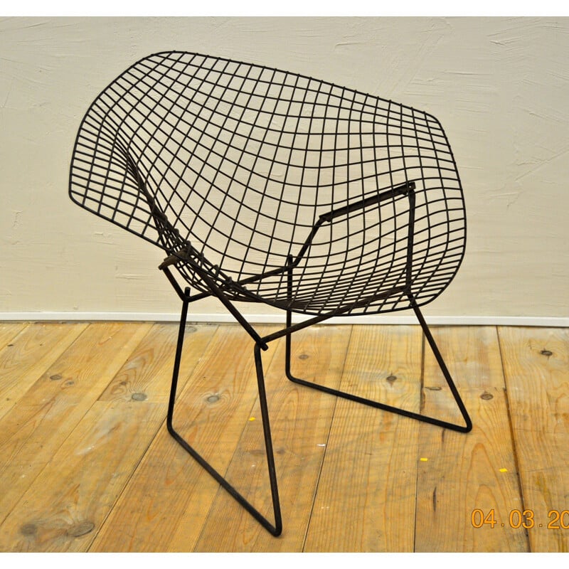Fauteuil "Diamond Chair 421", Harry BERTOIA - années 50
