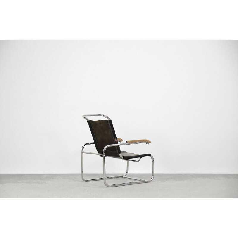 Poltrona Vintage Bauhaus B35 de Marcel Breuer para Thonet, 1930