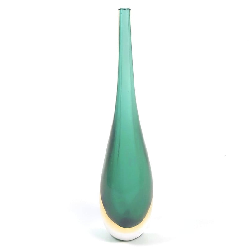 Mid-century Murano Sommerso glass vase by Flavio Poli for Seguso Vetri d'Arte, 1960s