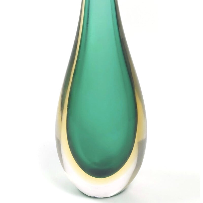 Mid-century Murano Sommerso glass vase by Flavio Poli for Seguso Vetri d'Arte, 1960s