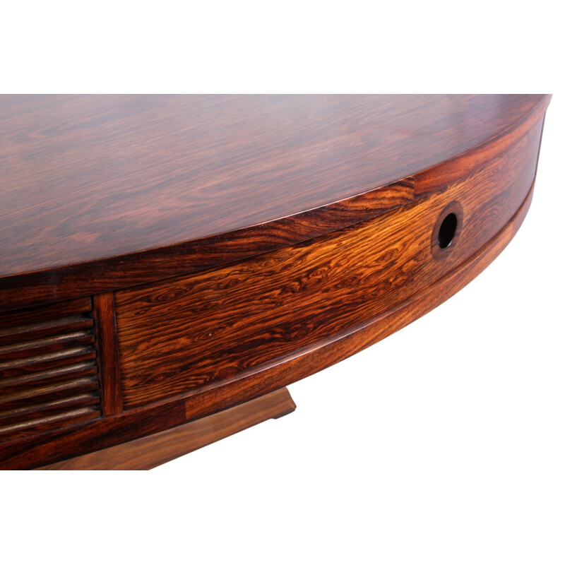 Archie Shine drum table in rosewood, Robert HERITAGE - 1950s