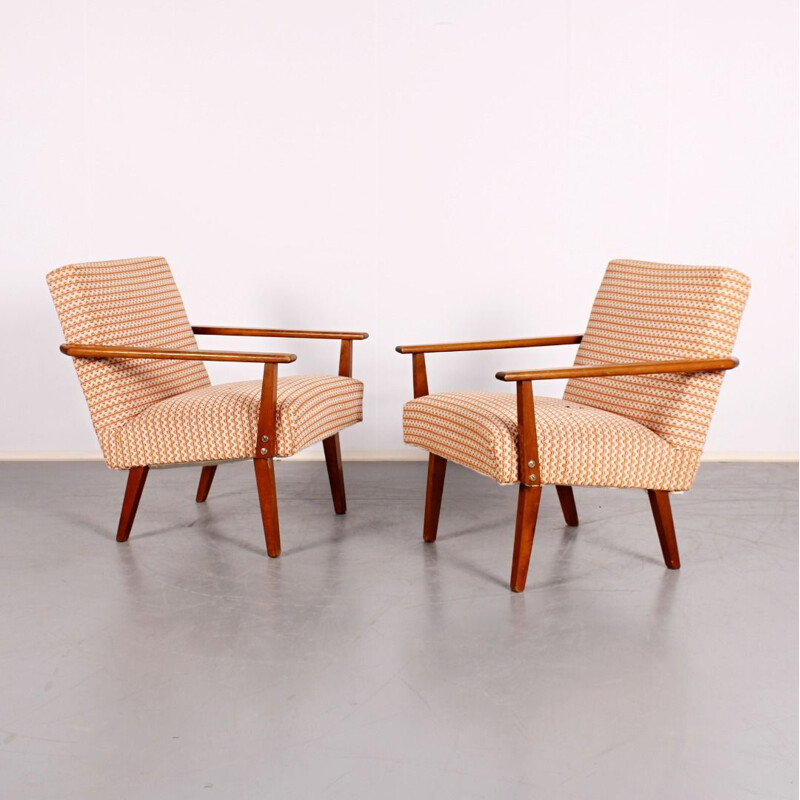 Pair of vintage armchairs by Tatra