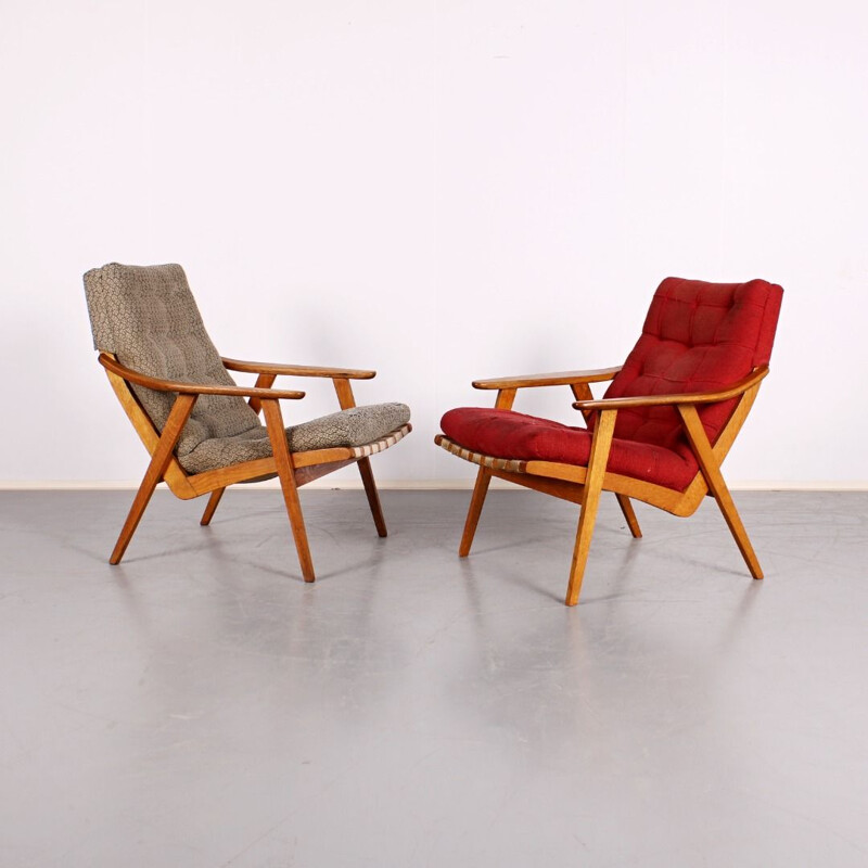 Pair of vintage armchairs by Uluv