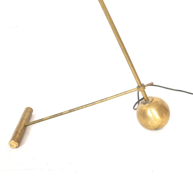 Lámpara de pie de diábolo italiana de época