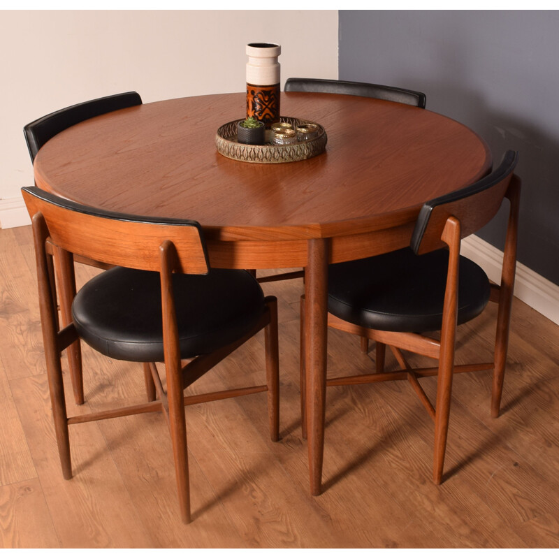 Vintage teak dining set by Victor Wilkins for G Plan, 1960s