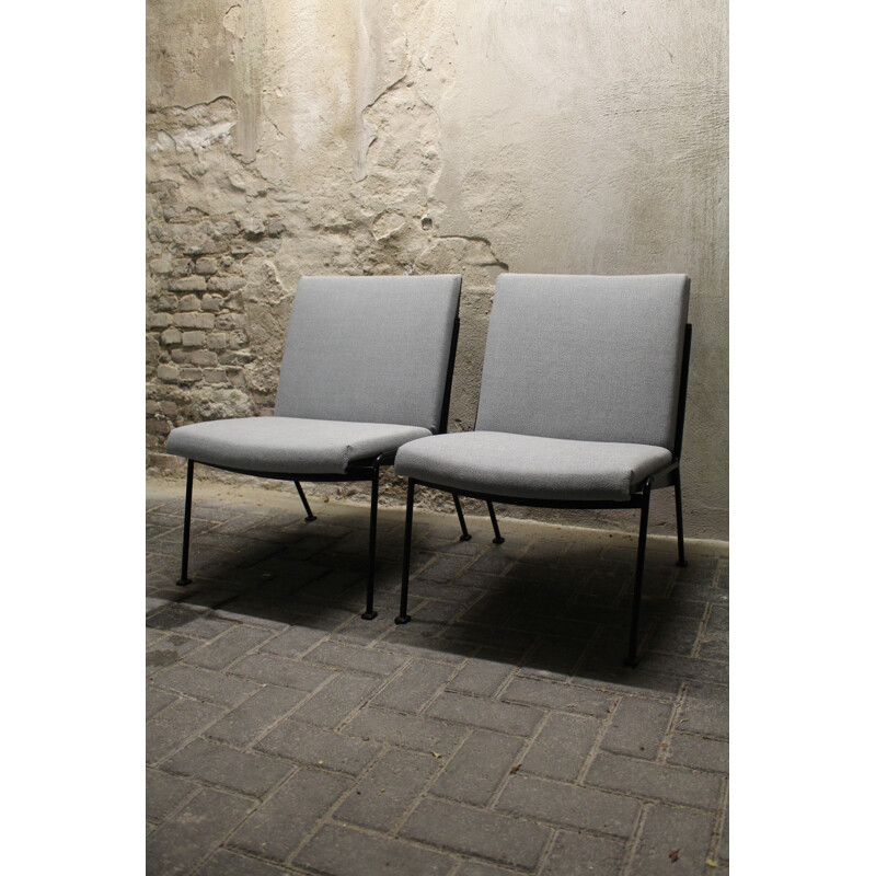 Pair of Ahrend de Cirkel "Oase" low chairs, Wim RIETVELD - 1950s