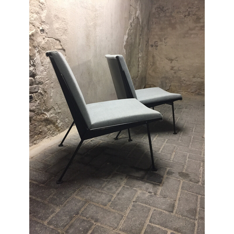 Pair of Ahrend de Cirkel "Oase" low chairs, Wim RIETVELD - 1950s