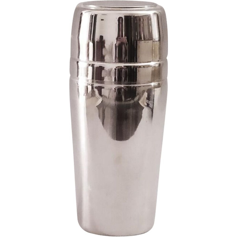 Vintage Mepra stainless steel cocktail shaker, Italy 1970