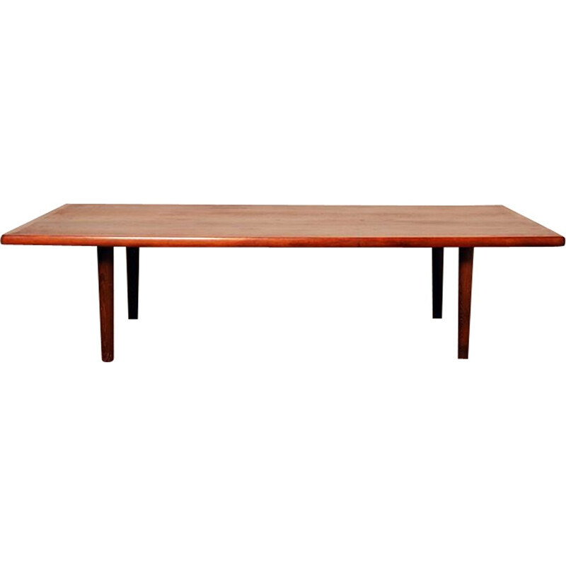 Large oak coffee table, HANS J. WEGNER - 1960s
