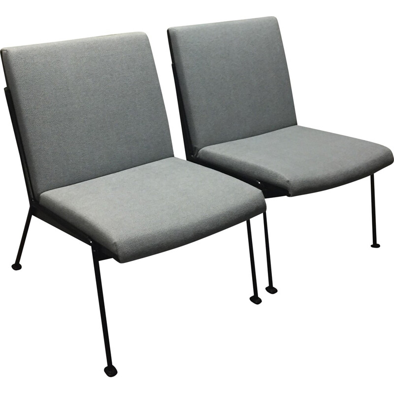 Pair of Ahrend de Cirkel "Oase" low chairs, Wim RIETVELD - 1950s