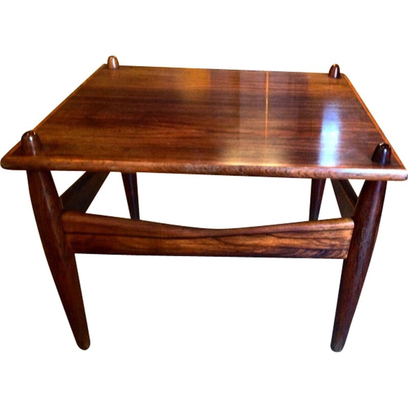 Coffee table in Rio rosewood, Illum WIKKELSO - 1960s