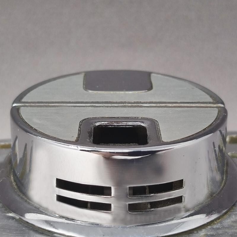 Briquet de table vintage en aluminium par Sarome, Japon 1960