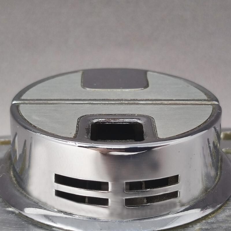Vintage table lighter in aluminium by Sarome, Japan 1960s
