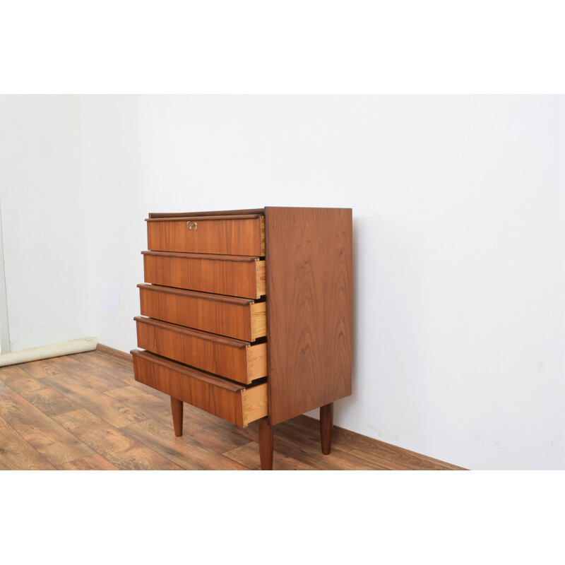 Mid-century Danish teak chest of drawers, 1960s