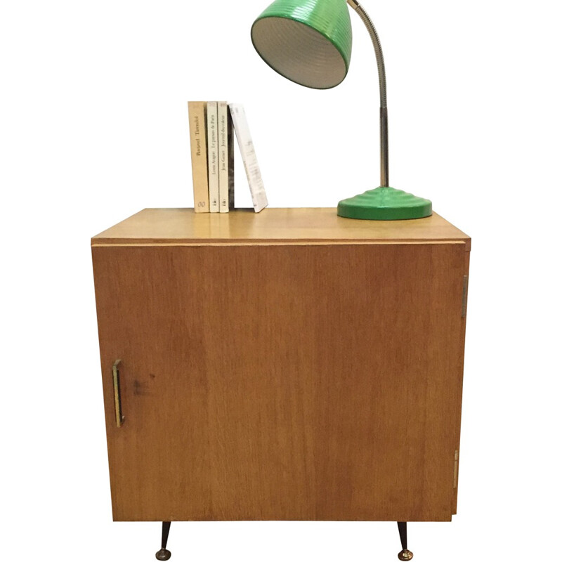 Mid-century wooden bedside table - 1960s
