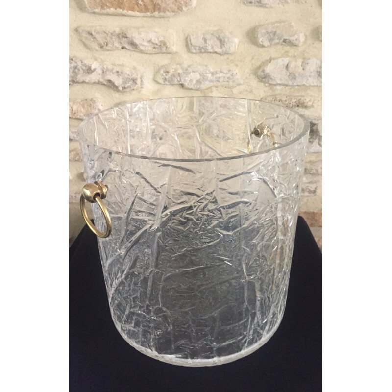 Vintage plexiglass desk basket, 1970