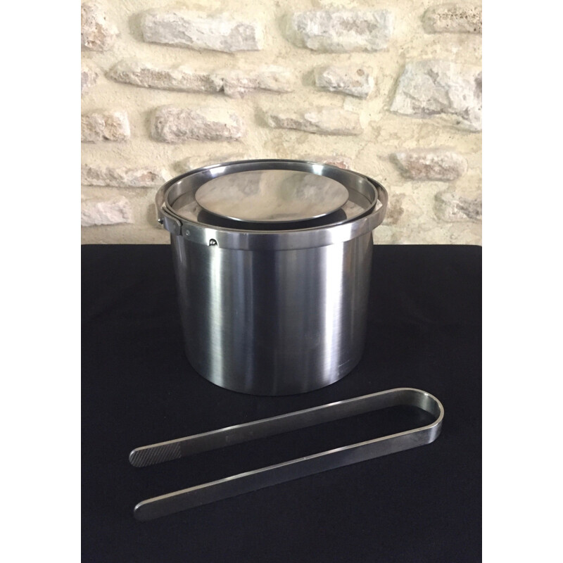 Secchiello per ghiaccio vintage di Arne Jacobsen per Stelton